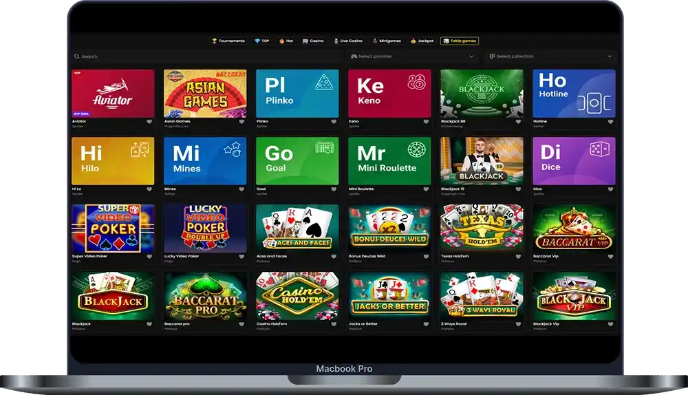 Blitz-Bet Table Games